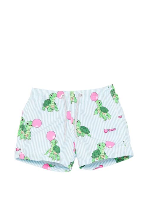 Boxer mare bambino MC2 Saint Barth bianco con stampa MC2 SAINT BARTH Kids | JEAN02201L